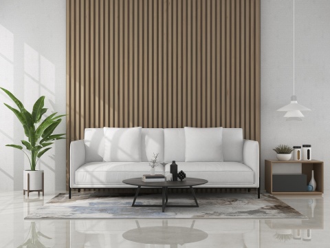 LAMELE 3D NA FILCU AKUSTYCZNE 265x45 CM CATANIA