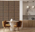 LAMELE 3D NA FILCU AKUSTYCZNE 265x45 CM CATANIA