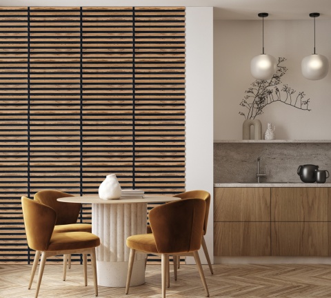 LAMELE 3D NA FILCU AKUSTYCZNE 265x45 CM CATANIA