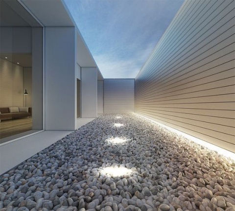 ZESTAW 4x ŚWIECĄCA KOSTKA BRUKOWA LED BRUKLUX 10 X 14 x 6 cm