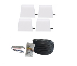 Zestaw 4x ŚWIECĄCA KOSTKA BRUKOWA LED Piccola